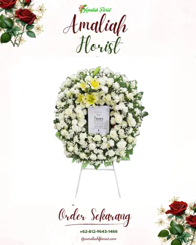 Krans Bunga Duka Cita di Kunir Kidul